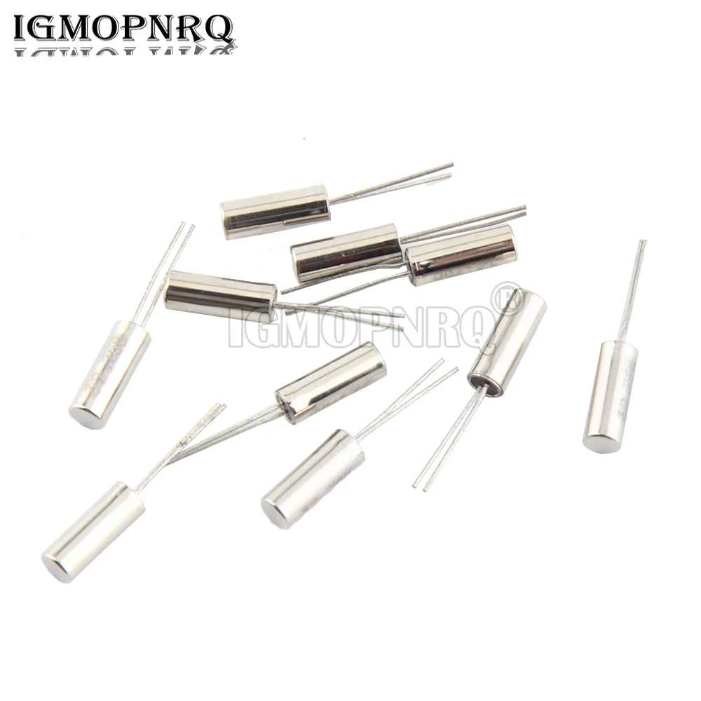 10PCS 2*6 Cylindrical Crystal Oscillator 2x6 6/8/12/16/20/24/25/26/27/32.7698 6M 8M 12M 16M 20M 24M 25M 27M 32.768M Oscillator
