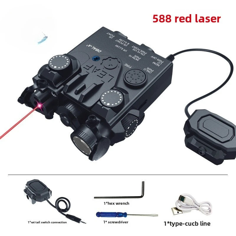DBAL-A2 PEQ15 Red Green Dot IR Laser Sight  Light Tactical M600 Flashlight Armas White Scout Lamp Fit 20MM Picatinny Rail