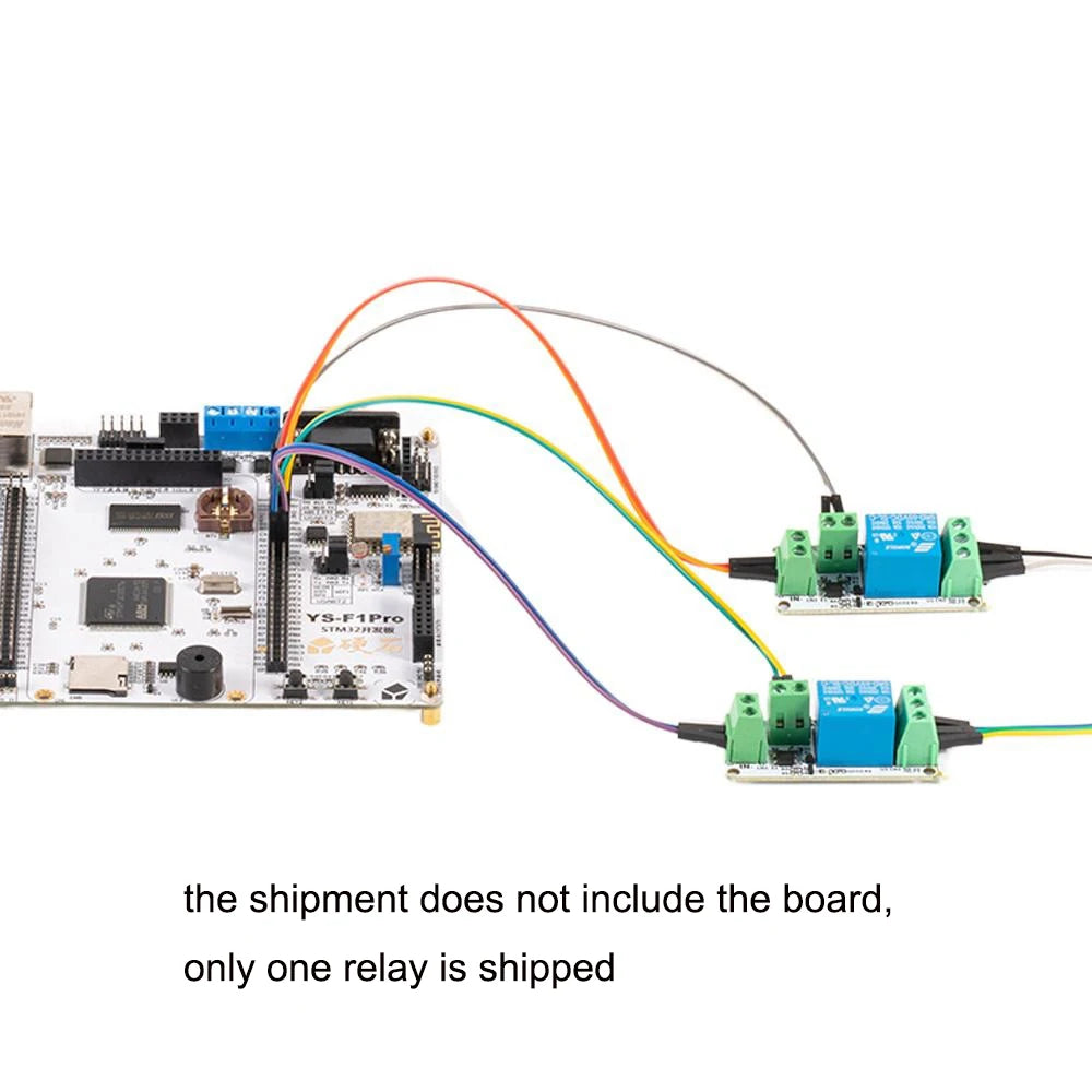 1 Channel Optocoupler Relay Module DC5V Power Supply High/Low Level Trigger Relay Board 3-5.5V Control Logic Signal Voltage
