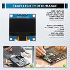 A12E-0.96 Inch IIC I2C Serial GND 128X64 OLED LCD LED Display Module SSD1306 For Arduino Kit