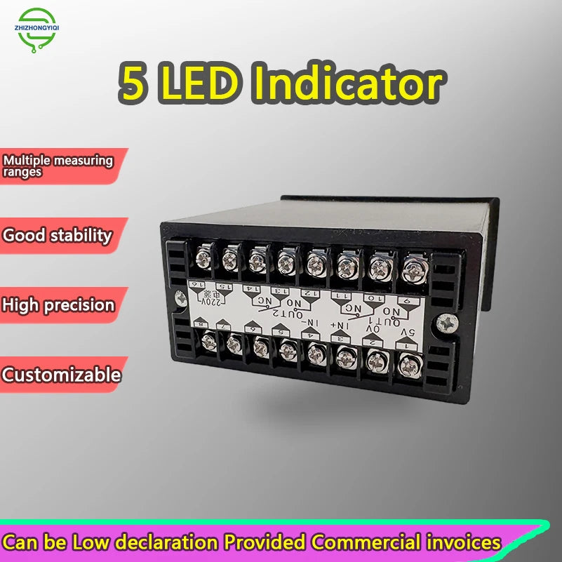 Compression/Tension Spoke Load Cell 30kg-5t Options, 5-Digit Display Controller, Relay Outputs OUT1/OUT2 8 Mounting Holes