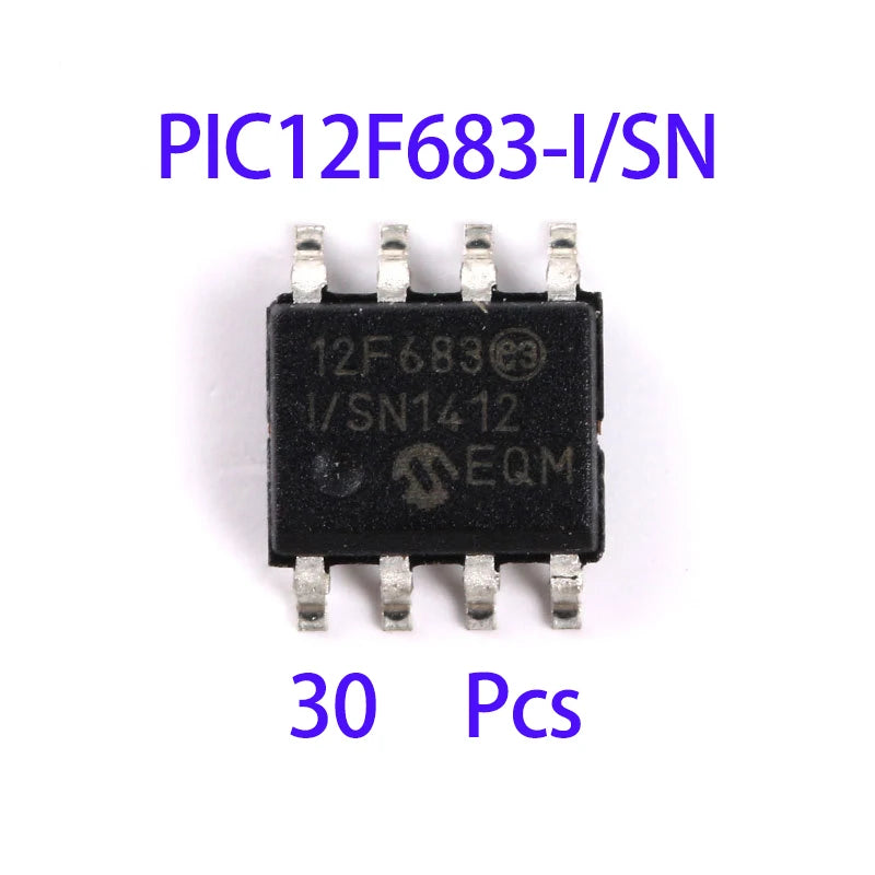 1~100Pcs Brand New Original PIC12F683-I/SN SOP 8 Surface Mount 8 Bit Microcontroller MCU Integrated Circuit Electronic Chip