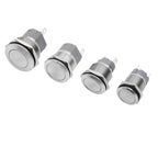 High current metal button 16/22mm high-power waterproof self resetting self-locking steel switch 20A 15A 10A push button