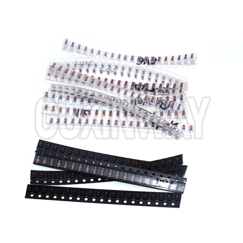 300PCS 1N4148 SMD LL34 Zener Diode Kit 0.5W 1/2W 3V-24V 2V-39V SMD Diode Set