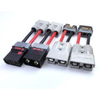 1PCS QS10P QS10 To Anderson 50A120A Patch Cord High Power Plug 6AWG 15CM 20CM 50CM