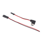 (HB05)90 Degree Motorcycle Interface USB-Micro Type C 90 Degree Male+JST Plug USB To JST/SYP Terminal Interface Cable Connector