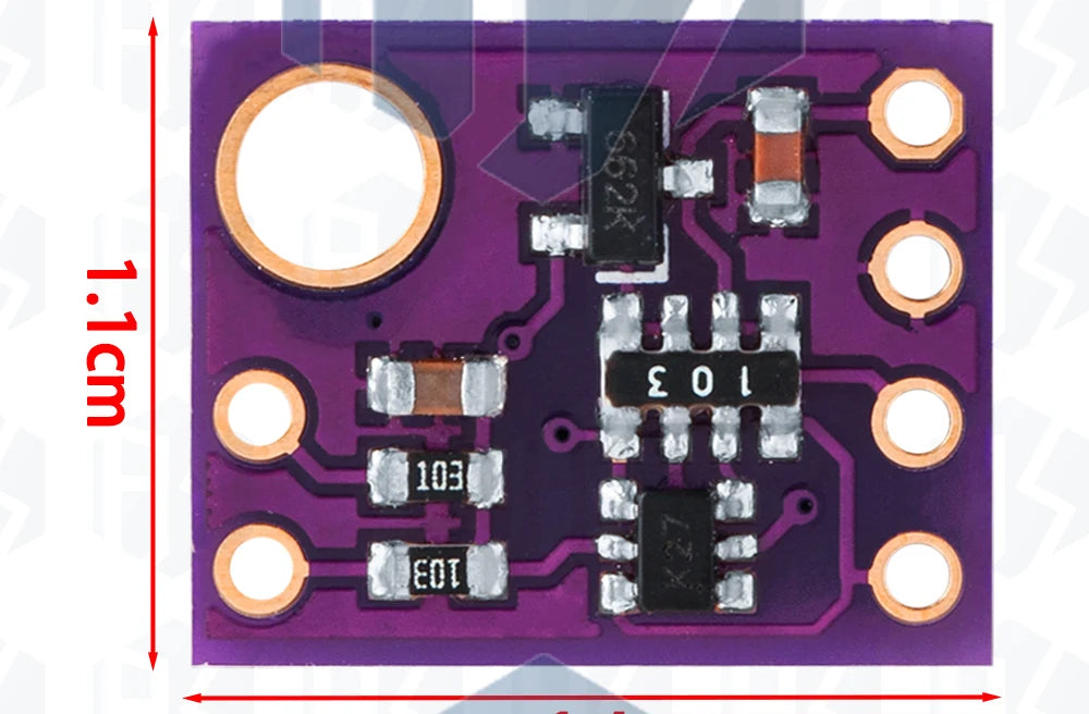VL53L0X Time-of-Flight (ToF) Laser Ranging Sensor Breakout 940nm GY-VL53L0XV2 Laser Distance Module I2C IIC 3.3V/5V For Arduino