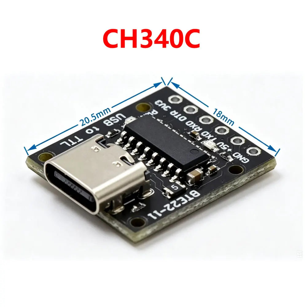 CH340E CH340C CH9340C USB 2.0 To TTL Module Alternative CP2104 CP2102 PL-2303HX HT42B534 FT232RL Supprt linux/mac/windows OTG
