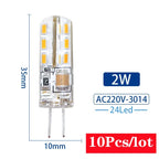 10Pcs/lot G4 LED Light Bulb 2W 3W 4W 5W 7W 9W AC DC12V 220V Corn Lamp SMD2835 Spotlight Chandelier Lighting Replace Halogen Lamp