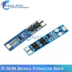 2S 5A / 8A 7.4V / 8.4V 18650 Lithium Battery Charger Board Li-ion Battery Charging BMS Over Charge-Discharge Protection Module