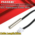 20CM 3950 3435 3470 2K 5K 10K 15K 20K 50K 100K 1% NTC thermistor Temperature Sensor Wire for Air conditioner Refrigerator
