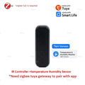Zigbee IR Remote Control Temperature Humidity Sensor Universal Infrared Controller For TV DVD AUD AC 2MQTT TUYA Smart Life Hub