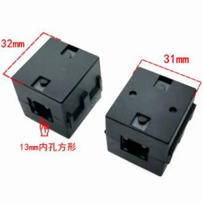 5MM 6.5MM 8MM 10MM 13MM 15MM Inner Bore EMI Filter Ferrite Bead Clip Cable Wire Noise Cancel Ferrite Ring Black/Grey