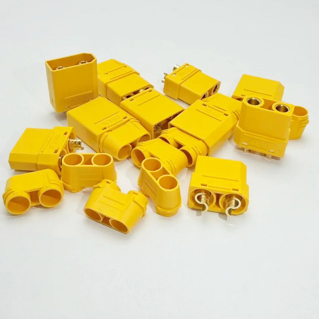 10pcs XT90 Connector XT90H Battery Connector XT-90 Male Female Bullet Connectors for RC Lipo Battery Motor DIY Parts