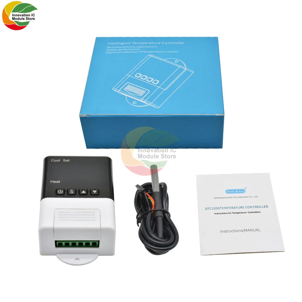 AC 110V 220V DTC2201 DTC1201 Temperature Controller Thermostat DS18B20 NTC Sensor APP Control For Smart Home