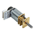 For GA12 For N20 High Torque DC Motor with Encoder Excellent Replacement Option for Robotics and Hobby Projects