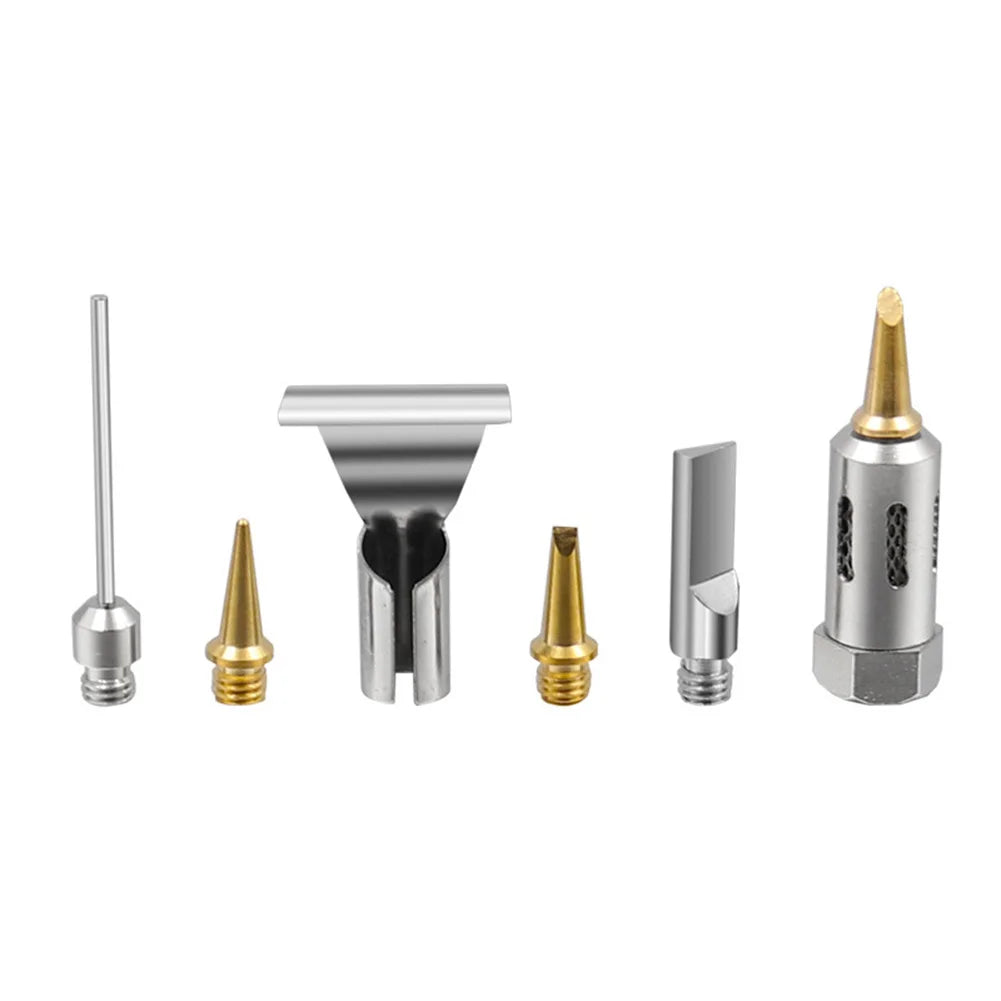 4 In 1 Portable Soldering Iron Kit  Welding Pen Burner Blow Torch Adjustable Flame Gas Soldering Iron Cordless Butane Tip Tool