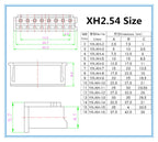 SH1.0/JST1.25/ZH1.5/PH2.0/XH2.54 to Dupont 2.54 Connecter Female Dupont Line 20cm Electronic Extension Wire Conversion Cable