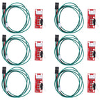 6Pcs Micro Limit Switch with Lever for 3D Printer Mechanical Endstop Module High Precision Printing Stable Reliable Copper Wire