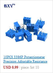 WH138-1 Potentiometer Adjustable Resistance Speed Regulator With Switch WH138 B5K B10K B20K B50K B100K B250K B500K 10K 100K 2PCS