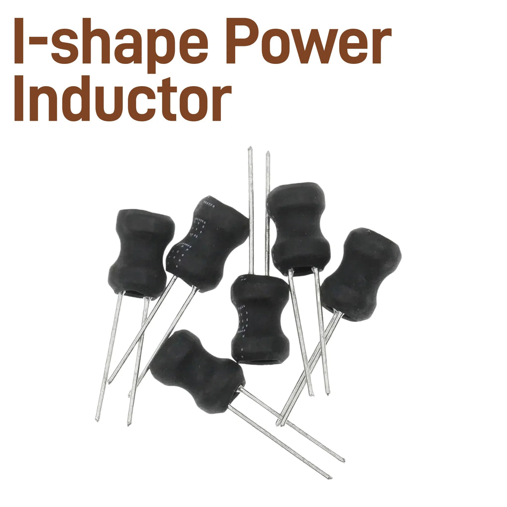 10/50PCS 0608 6*8mm I-Shape Power Inductor Copper Winding Coil 68UH~10MH LC Filter Choke Coil For Converter LED Power Supply