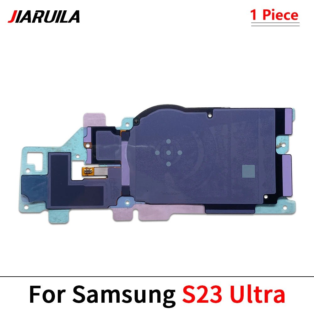 NEW For Samsung S23 S22 S21 S20 Fe Plus Ultra Wireless Charging Induction Coil NFC Module Flex Cable Repair Parts