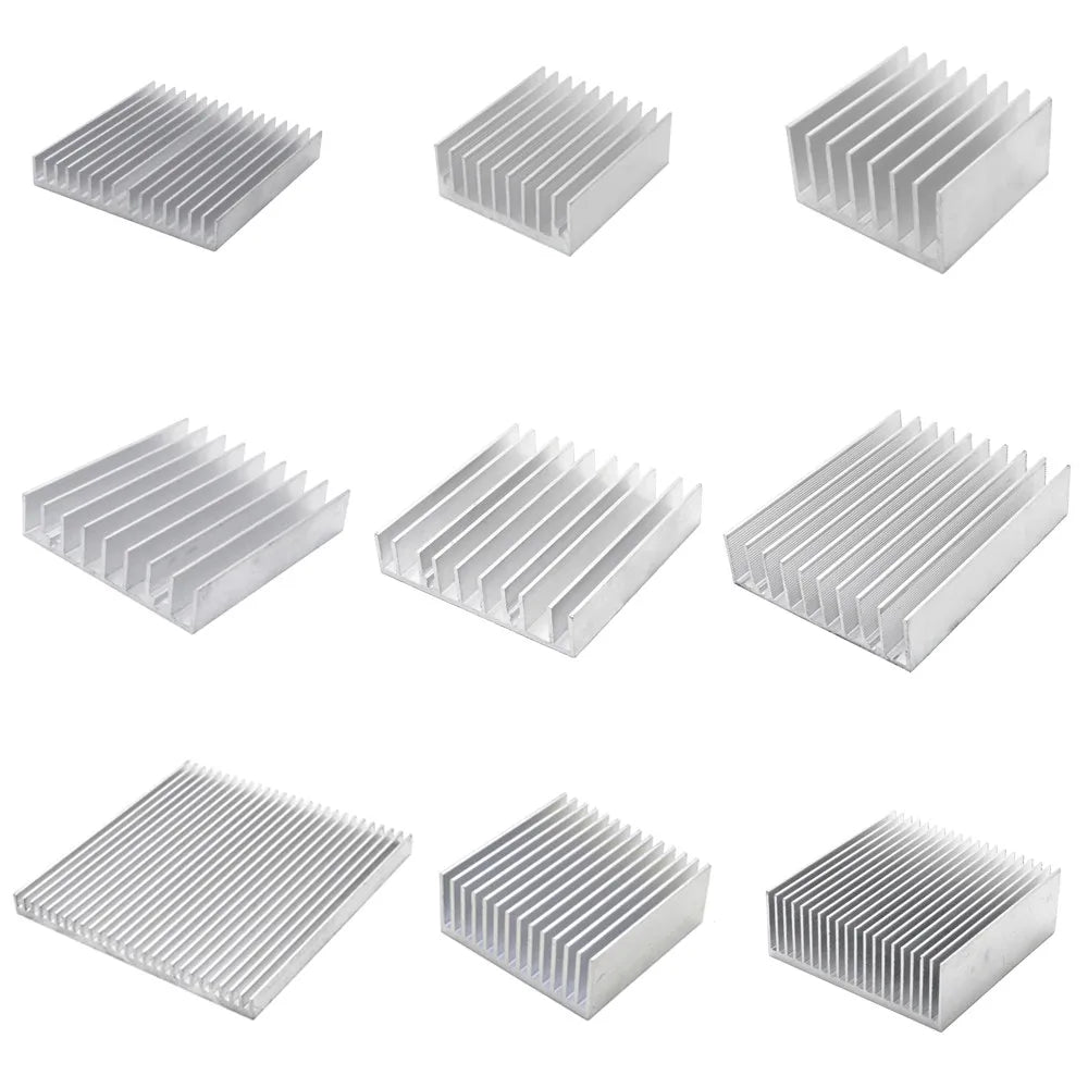 Extruded Aluminum Heatsink Radiator Heat Sink Cooler for Electronic LED Chip Cooling Heat Dissipation