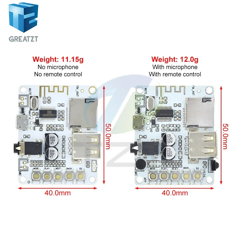 Bluetooth  Audio Receiver board with USB TF card Slot decoding playback preamp output A7-004 5V 2.1 Wireless Stereo Music Module