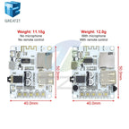 Bluetooth  Audio Receiver board with USB TF card Slot decoding playback preamp output A7-004 5V 2.1 Wireless Stereo Music Module
