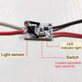 2~1PCS 5-level Adjustment Light Sensor Switch Auto on Off Photocell Street Light Switch 5A 3.7V 5V 12V 24V Photo Control Sensor