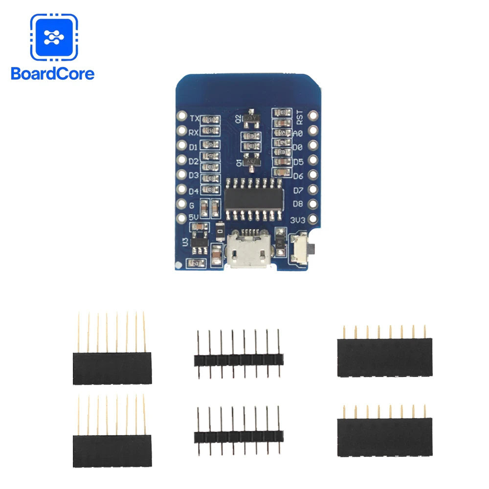 1Set WeMos D1 Mini V4.0 NodeMcu 4MB LOLIN WIFI Internet of Things Development Board Based ESP8266 CH340G Nodemcu V2 for Arduino