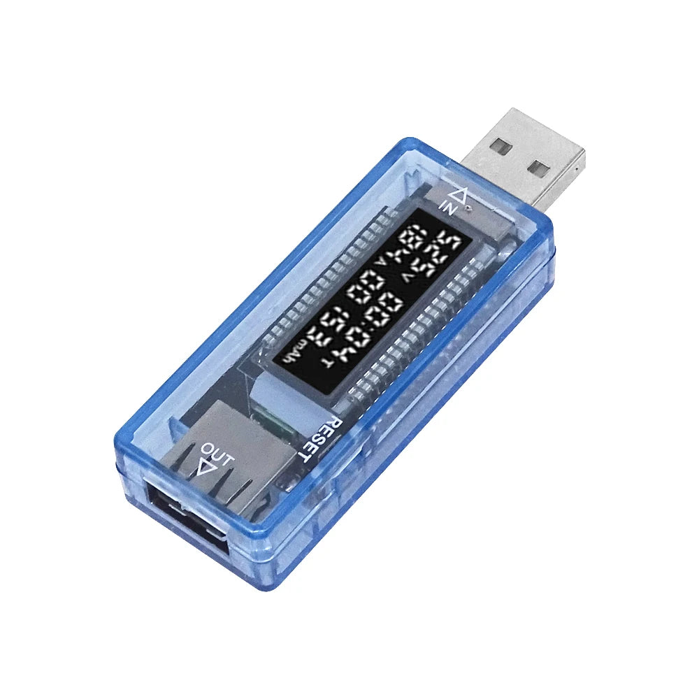 USB Current Voltage Capacity Tester Volt Current Voltage Detect Charger Capacity Tester Meter Mobile Power Detector Battery Test