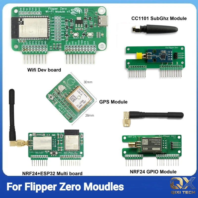 For Flipper Zero Wi-Fi development board NRF24+ESP32 CC1101 antenna module, fly mouse ESP8266