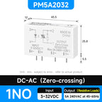 ENMG PCB Pin - Type Solid - State Relay PM5D  3 - 32Vdc Non - Contact, DC - DC Control (5A 24V Compatible)