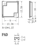 5Pcs/1pc HT-CT62 ESP32C3 SX1262 Bluetooth-compatible BLE LoRa LoRaWAN Node WiFi Wireless Module 433-510MHz 863-928MHz Antenna