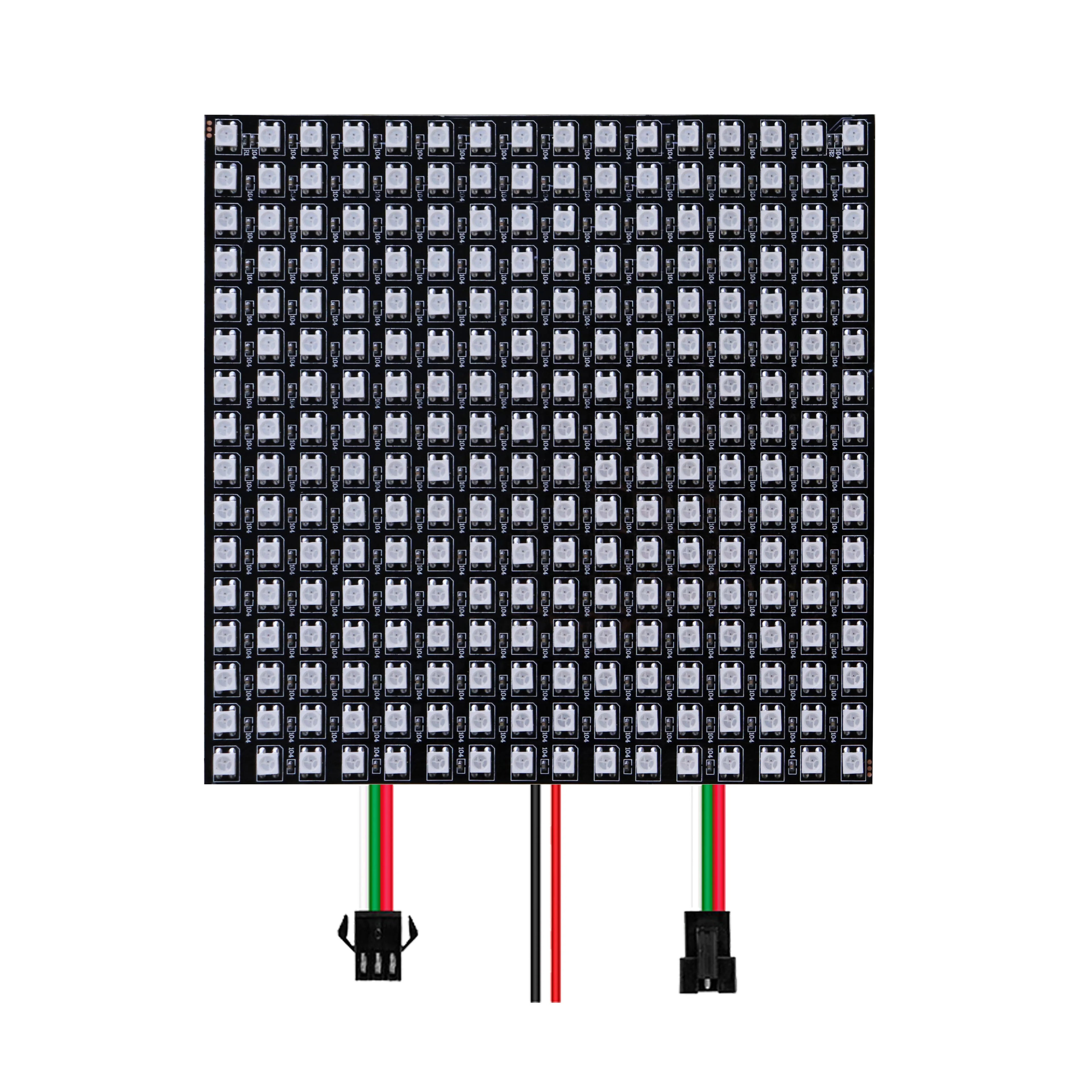 1-10Pcs WS2812B RGB Flexible 4X12 8X8 16x16 8x32 Pixel Led Panel Matrix Screen Module WS2812 Individually Addressable IC DC5V