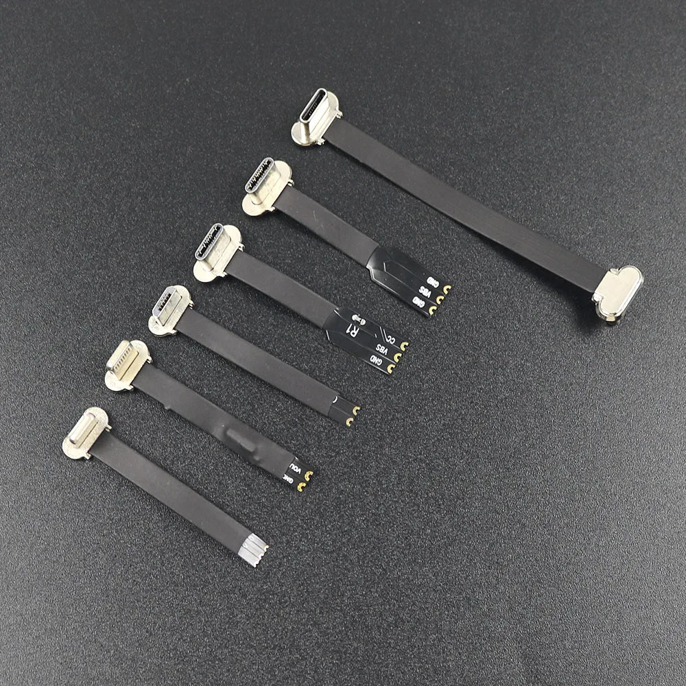 1pc USB C Type-C FPC 2pin3pin with Resistor R1 Soft Flat Cable Male Charging Cable Fast Charge Charging Wire Extention for Phone