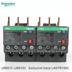 Schneider Electric LRD Series Thermal Overload Relay LAD7B106C Models LRD01/3/5/6/10/12/14/16/21/22/32C for Electrical Contr