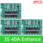 BMS 3S/4S 5A 10A 20A 25A 40A 60A Li-ion Lithium Battery Charger Protection Board 18650 For Drill Motor 12V with Enhance/Balance