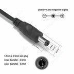 5.5 2.5mm DC Extension Cable 1m 1.5m 2m 3m 5m Jack Plug Connector 5V 12V 24V DC Power Cord For CCTV Camera LED Strip Router