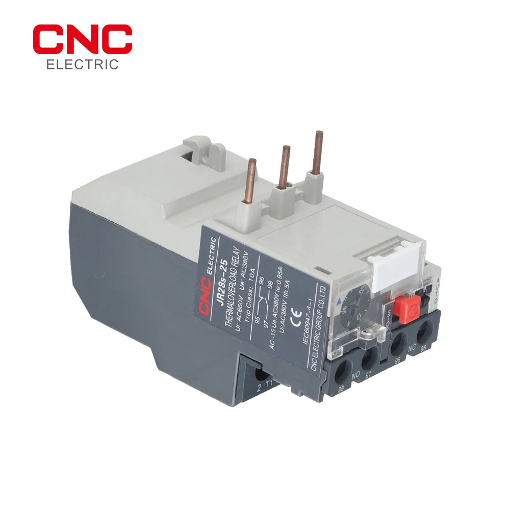 CNC Thermal Relay 50/60Hz 1.6A 2.5A 4A 6A 8A 10A 13A 18A 25A Adjustable Thermal Overload Relay