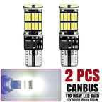 2-20 PCS T10 W5W LED Bulb 12V 1000LM 24V 4014-26SMD 6500K White Car Interior Dome Maps Reading Trunk License Plate Lights CABNSU