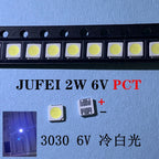 100pcs 3030 Backlight High Power LED DOUBLE CHIPS 1w 1.5W 2w 3V-3.6V 6v lextar JUFEI AOT Cool white PT30A66 TV