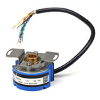 OIH48-TS5207N500 48MM Through-Hole Shaft Rotary Encoder 500/1000/1024/2500 PPR Incremental Servo Motors Encoder 4/6/8/10 Poles