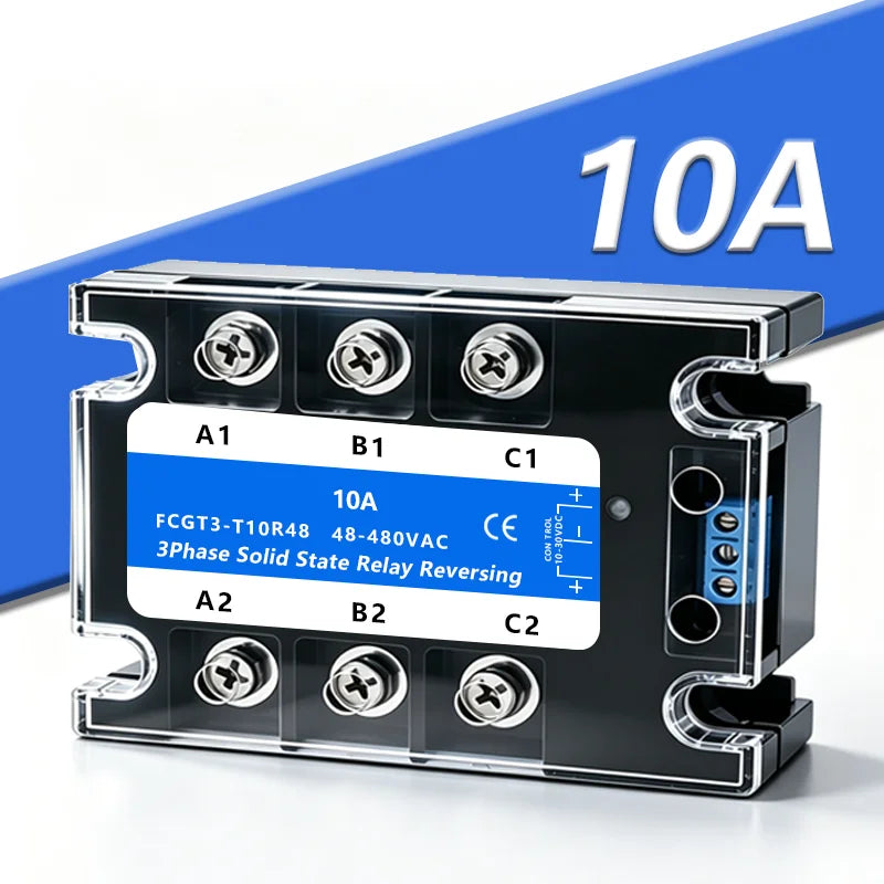Three-phase Solid State Relay SSR 3 Phase 10A 25A 40A 60A 80A 100A 120A 150A 200A AC Control AC DC Control AC 25DA 380VAC