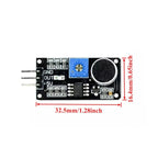 Mic Sound Detection Sensor Module for Smart Car Arduino Raspberry Pi Clap Switch High Sensitivity DIY Home Automation Project