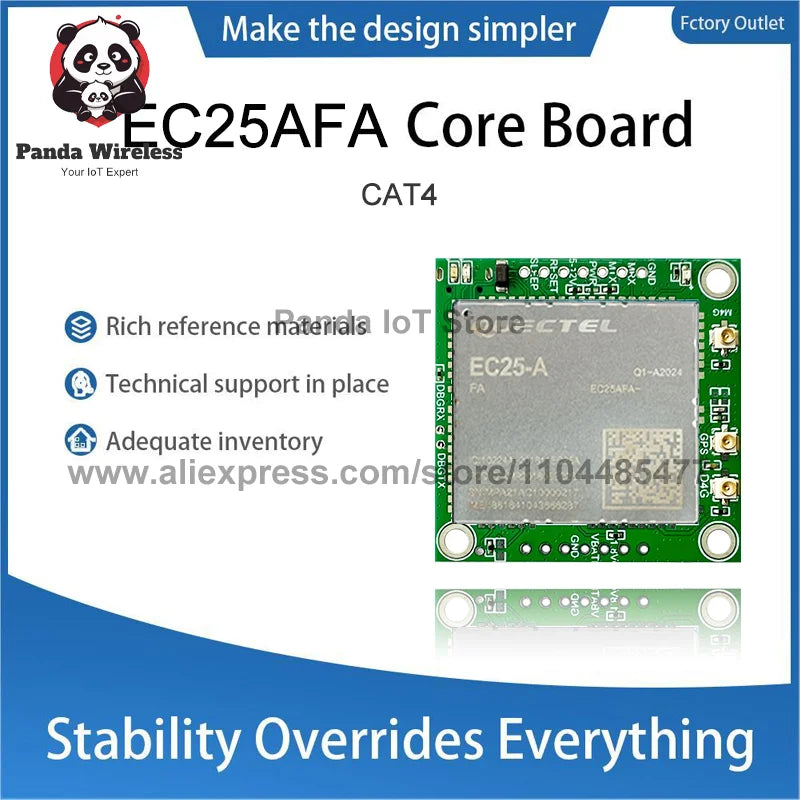 Quectel EC25-A EC25-AFA Core board 4G LTE CAT4 Module Development Board Compatible With EC21 Series EC20-CE EG25-G EG21-G