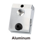 Mellow 1Pcs Aluminum/Copper Prusa Mini Heater Block For PT100 Sensor Cartridge Thermocouple&Thermistor HotEnd For 3D Printer Kit