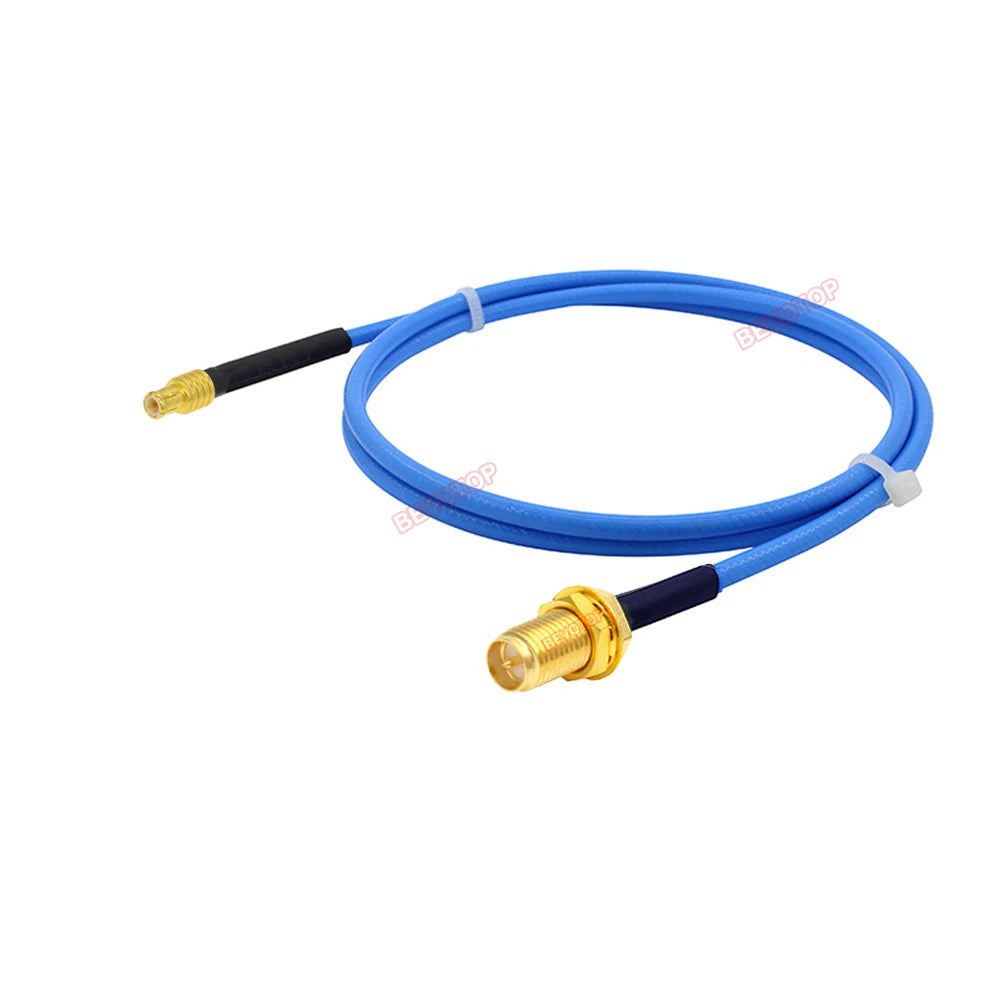 1PCS SMA to MCX RG405 Cable SMA/ RP-SMA Male Female to MCX Male Straight/Right Angle Plug 086 Pigtail 50Ω High Frequency Jumper