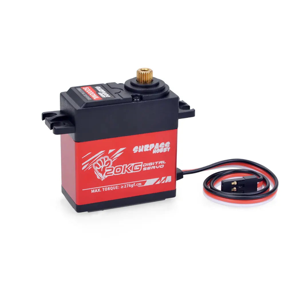 SURPASS HOBBY 9G 17G 25G 6KG 9KG 15KG 20KG Metal Gear Digital Motor RC Servo for Car Plane Robot Boat Model Wltoys Axial SCX24